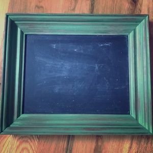 Handmade chalkboard frame - rustic wall decor